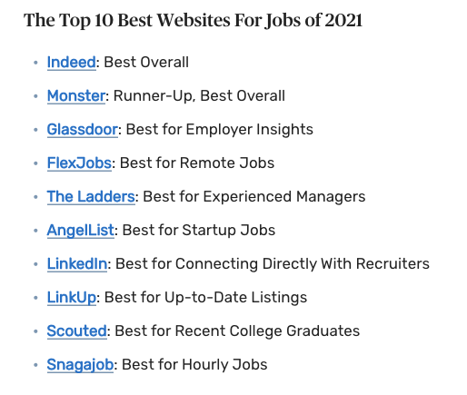 top 10 best websites for jobs in 2021